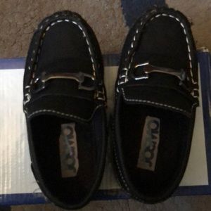 Black baby shoes